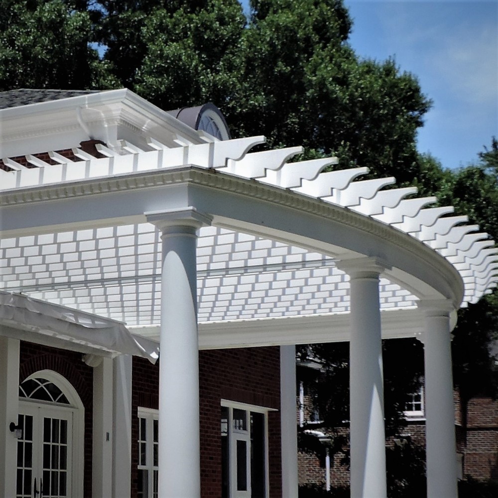 Pergola made of cellular PVC by Finyl Sales Inc