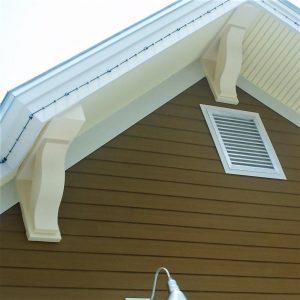 Brackets made of cellular PVC by Finyl Sales Inc.